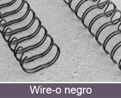 Wire o color negro calendarios personalizados