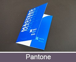 Impresión de carpetas corporativas personalizadas tinta pantone
