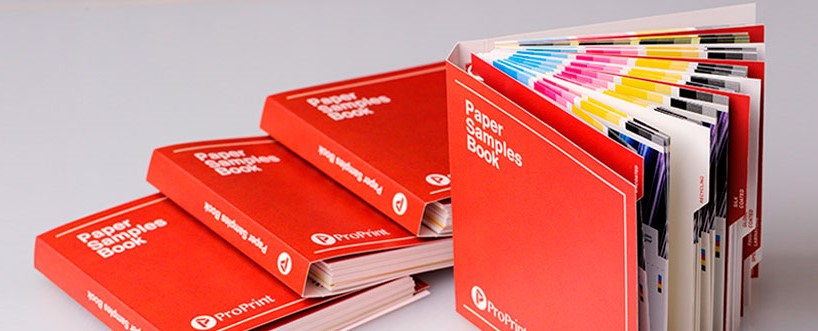 Muestrario de papeles imprenta