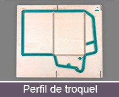 impresión personalizada perfil de troquel carpeta portatarjetas