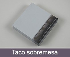taco sobremesa Impresión de blocs de notas personalizados