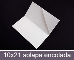 Impresión personalizada de carpetas A5 en vertical 10x21 con solapa encolada