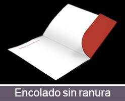 Impresión personalizada de carpetas A5 en vertical con bolsillo encolado sin ranura portatarjetas