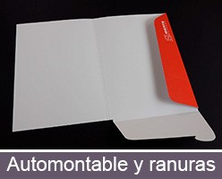 Impresión personalizada de carpeta A4 con lomo, bolsillo automontable y ranuras #677