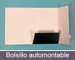 Impresión personalizada de carpeta A4 con lomo y bolsillo automontable