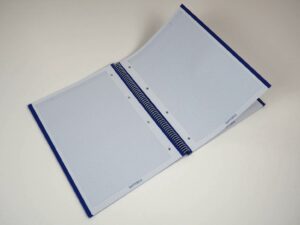 Impresión de libreta personalizada microperforada con agujeros de archivo