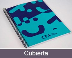 Impresión de libretas clásicas con cubierta personalizada
