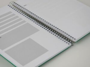 Impresión de libretas personalizadas con tapa dura y espiral
