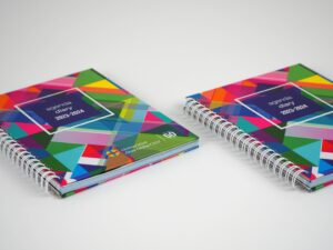 Imprimir agendas de tapa dura con espiral personalizables
