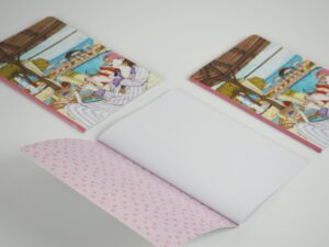 Imprimir libretas personalizadas con cosido visto