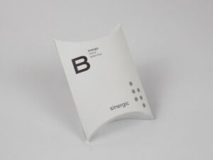 Impresión personalizable de caja tipo almohada