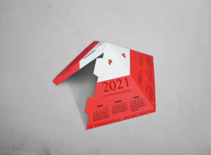 Impresión personalizable de figura pirámide automontable