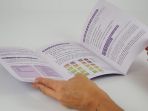 Impresión personalizable de trípticos envolventes