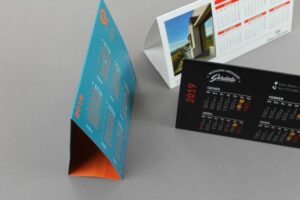 Impresión personalizada de calendarios de sobremesa simples