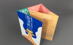 Impresión personalizada de cuadrípticos envolventes