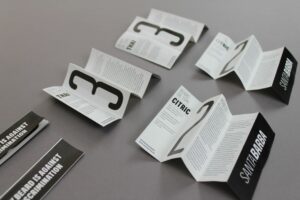 Impresión personalizada de folletos de 5 cuerpos acordeón