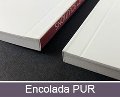Impresión personalizada de libros tapa blanda con encuadernación encolada PUR
