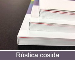 Impresión personalizada de libros tapa blanda con encuadernación rústica cosida