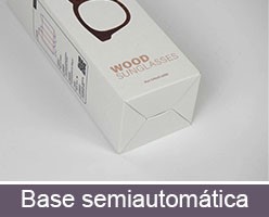 Impresión personalizada de packaging automontable base automática