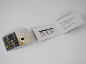 Impresión personalizada de tarjetas de visita dípticas