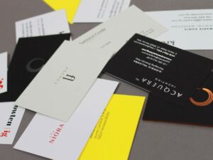 Impresión personalizada de tarjetas de visita estándar