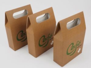 Imprimir caja con fuelle y asas tamaño personalizado