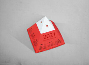 Imprimir calendario de sobremesa piramide personalizado