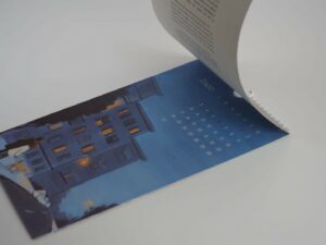 Imprimir calendarios de pared wire-o tamaño personalizado