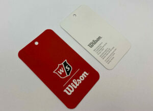 Imprimir etiquetas colgantes para ropa personalizables