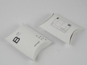 Personalizar prototipo de packaging caja tipo almohada