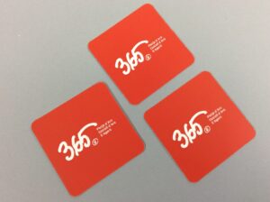 Personalizar impresión de tarjetas de visita cuadradas