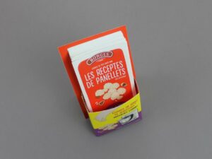 Impresión de display automontable con bolsillo personalizado