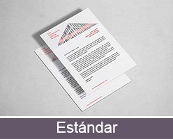 Impresión personalizada de papel de carta membretado estándar