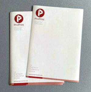 Impresión de papel de carta membretado personalizable