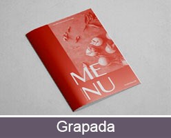 Imprimir cartas de restauración con encuadernación grapada personalizadas