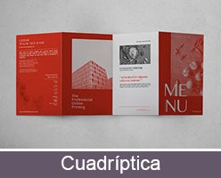 Imprimir cartas de restauración plegado cuadríptico personalizadas