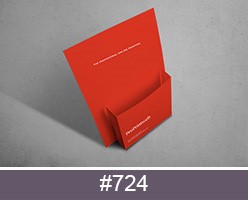 Imprimir display automontable con bolsillo para folletos A5 personalizable