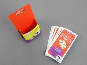 Imprimir displays portafolletos automontables para ferias