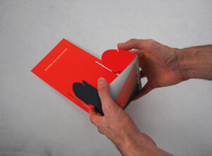 Imprimir expositor de folletos de cartón automontable personalizable