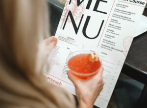 Imprimir flyers cartas sencillas para restaurantes personalizadas
