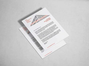 Imprimir papel de carta con membrete corporativo personalizable