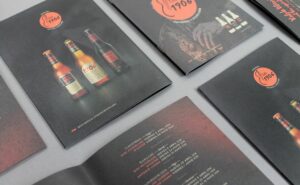 Personalizar impresión de cartas de restaurante y bar grapadas