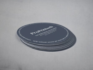 Personalizar impresión de posavasos personalizados circulares