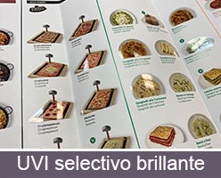 Imprimir folletos trípticos publicitarios con acabados gráficos personalizados uvi selectivo