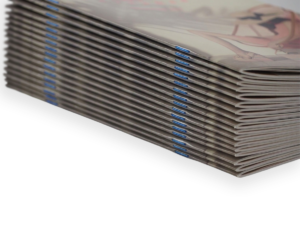 Impresión personalizada de catálogos con grapas de colores